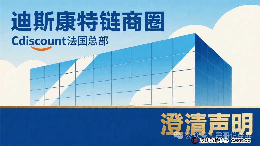 迪斯康特链商圈（Cdiscount）资金盘骗局，法国总部的澄清声明(1)