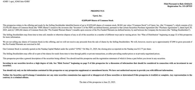 Upexi暴跌60%！“上市囤币”竟是新型“割韭菜”骗局？(3)