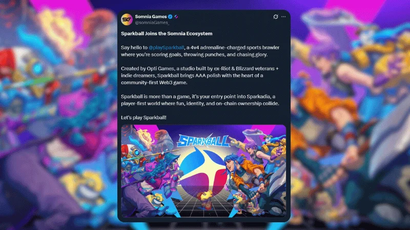 Sparkball 在公开演示前集成 Somnia 区块链(3)