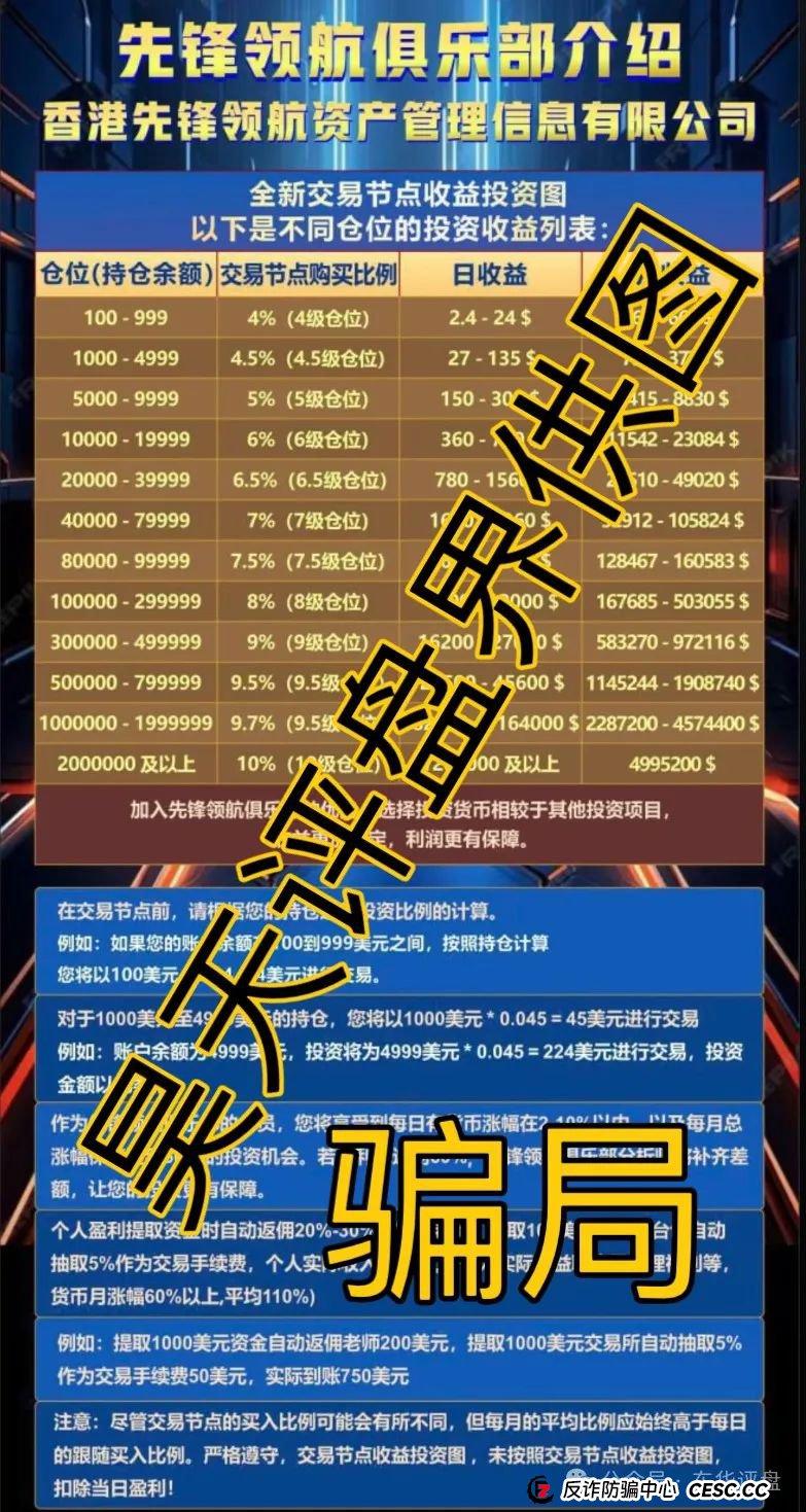 币胜客（先锋领航俱乐部）交易所跟单类资金盘骗局，已经开始单割，操盘手圈钱过亿，即将崩盘跑路！(2)