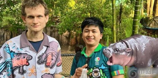 拉动以太坊上的Meme币MOODENG暴涨近200%！V神泰国动物园看弹跳猪(1)