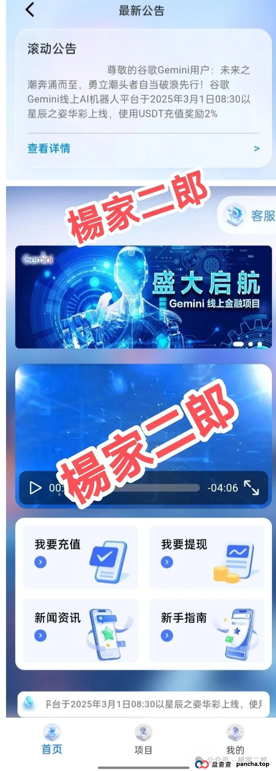 曝光假冒＂谷歌Gemini＂ai分红类资金盘骗局！(1)