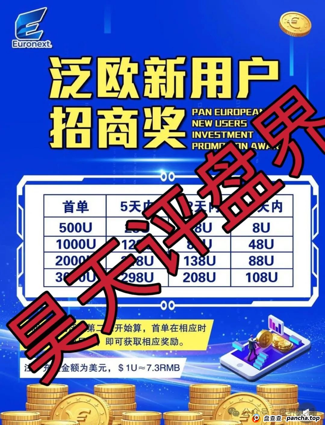 euronext（泛欧交易所）跟单资金盘骗局，高度预警，即将崩盘跑路！