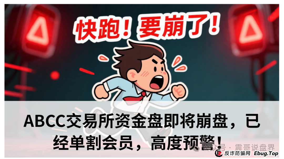 ABCC交易所资金盘即将崩盘，已经单割会员，高度预警！(1)