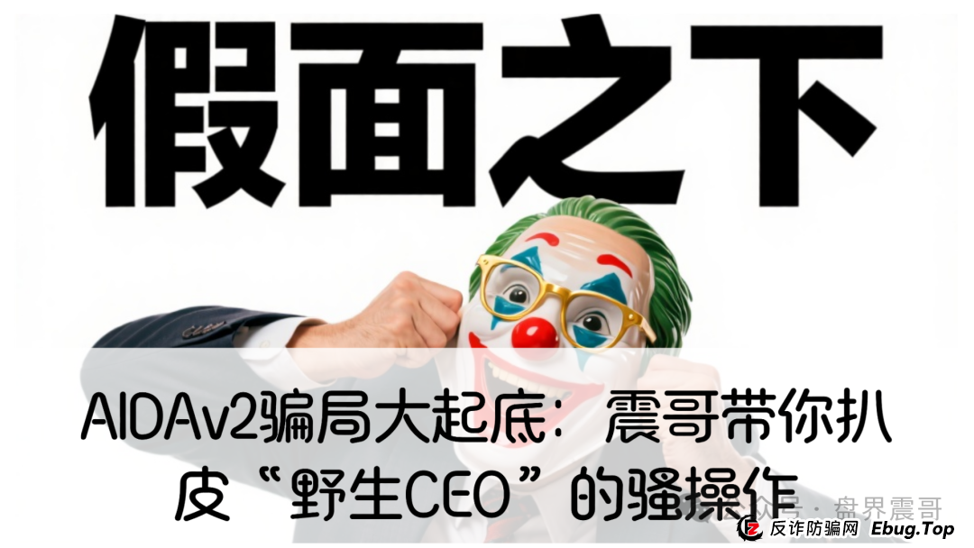 AIDAv2骗局大起底：震哥带你扒皮“野生CEO”的骚操作(1)