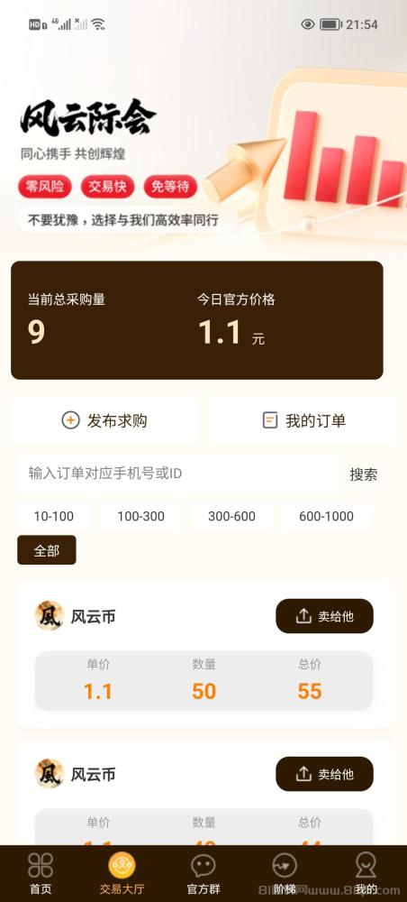 风云际会首码：每日无广告爬墙，自带交易集市，注册拉人赚金币，多种玩法等你来！(2)