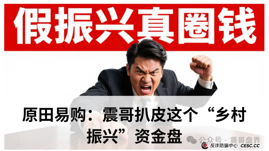 原田易购（原田优选）：震哥扒皮这个“乡村振兴”资金盘(1)