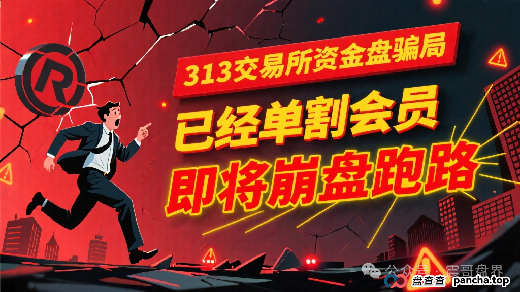 313交易所资金盘骗局，已经单割会员，即将崩盘跑路(1)