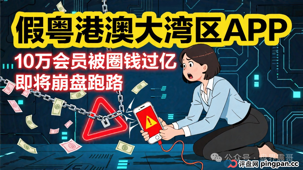 假粤港澳大湾区APP，10万会员被圈钱过亿，即将崩盘跑路(1)