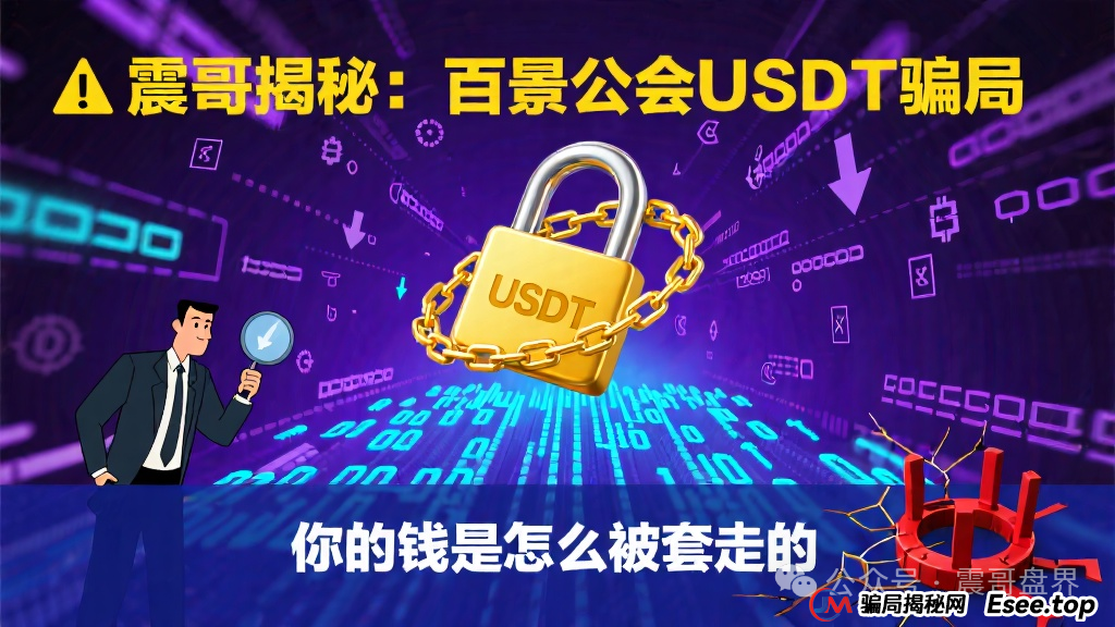 震哥揭秘:百景公会USDT骗局,你的钱是怎么被套走的(1) 震哥揭秘:百景公会USDT骗局,你的钱是怎么被套走的(1)