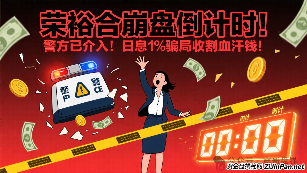 荣裕合崩盘倒计时！警方已介入，日息1%的骗局正在收割你的血汗钱！(1)