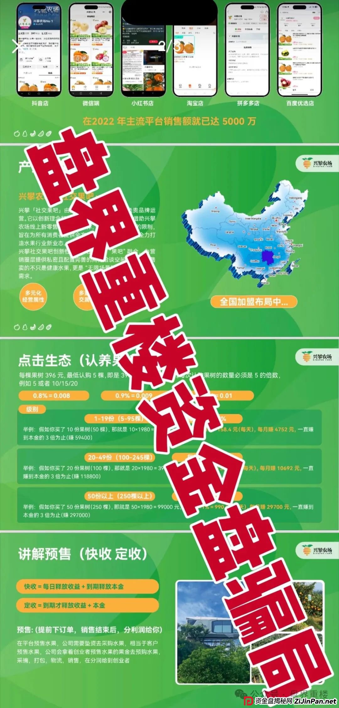 兴攀农场资金盘骗局，操盘手圈钱过亿，高度预警，即将崩盘跑路！(3)