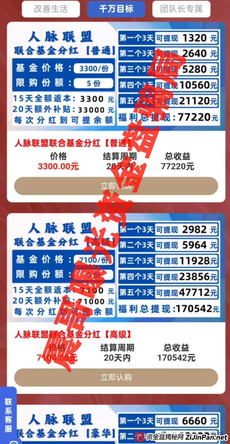 人脉联盟资金盘高度预警，抓紧撤离，即将崩盘跑路(3)