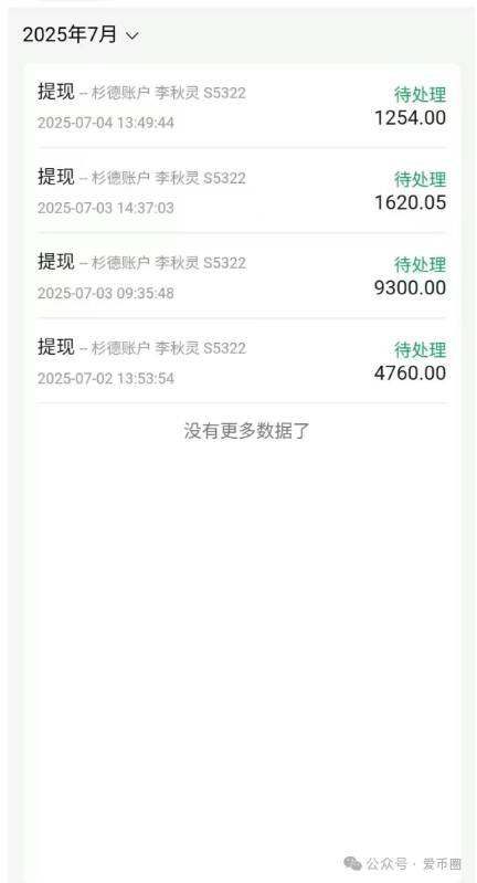 7月7号了！悠然境资金盘仍然提现异常！注意风险，可能要崩盘了！！(1)