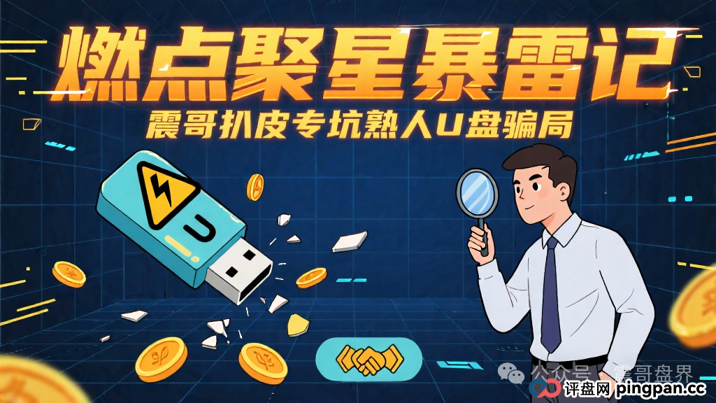 《燃点聚星暴雷记》：震哥带你扒皮这个专坑熟人的U盘骗局(1)