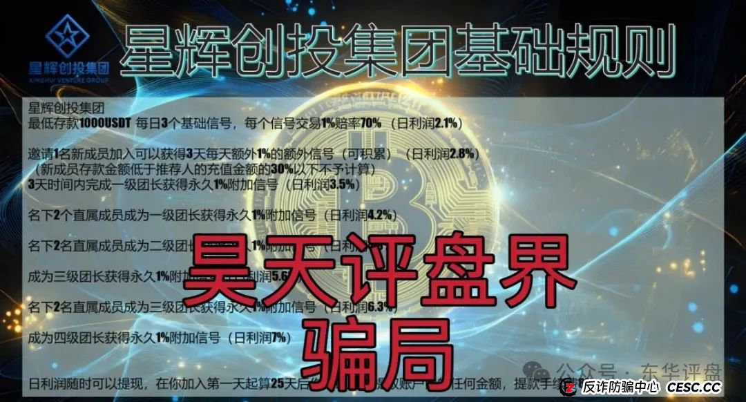 星辉创投OSL交易所跟单类资金盘骗局，原ABCC交易所诈骗团伙开的一轮圈韭菜盘，高度预警，看见一定要远离！(1)