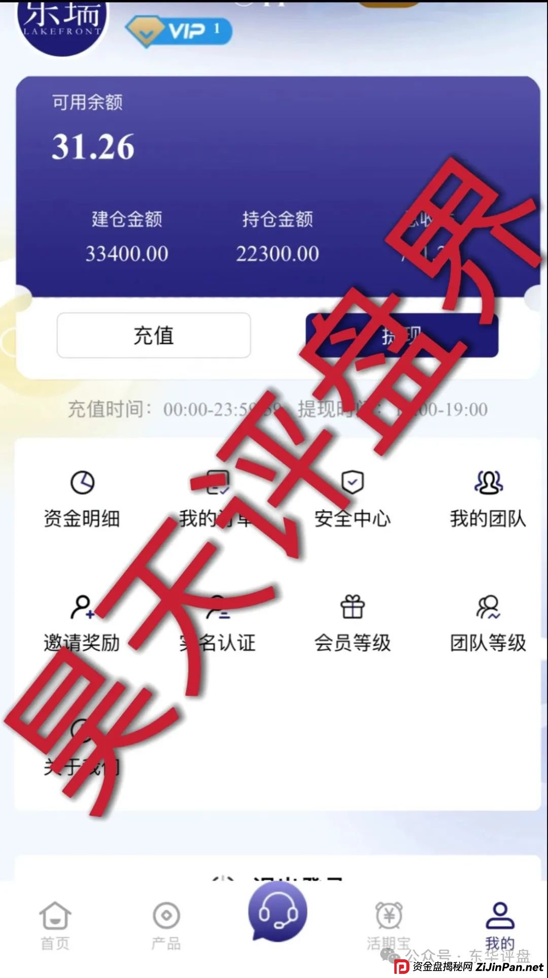 假冒的“乐瑞资产”虚构投资理财项目，实则就是资金盘骗局，乐瑞官方已经多次发声明澄清，目前已经开始单割，高度预警，即将崩盘跑路！(1)