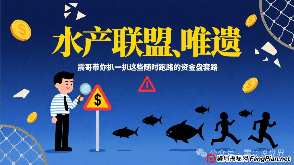 水产联盟、唯遗：震哥带你扒一扒这些随时跑路的资金盘套路(1)