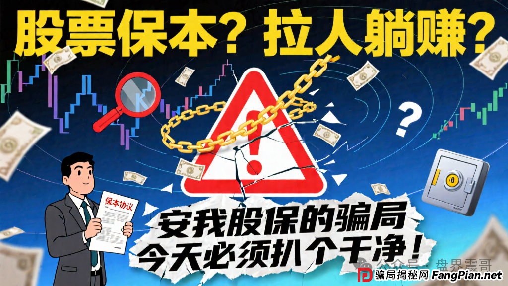 股票保本?拉人躺赚?“安我股保”的骗局今天必须扒个干净!(1) 股票保本?拉人躺赚?“安我股保”的骗局今天必须扒个干净!(1)