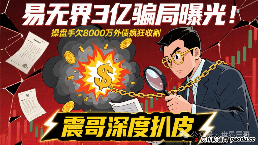 易无界3亿骗局曝光！操盘手欠8000万外债疯狂收割，震哥深度扒皮(1)