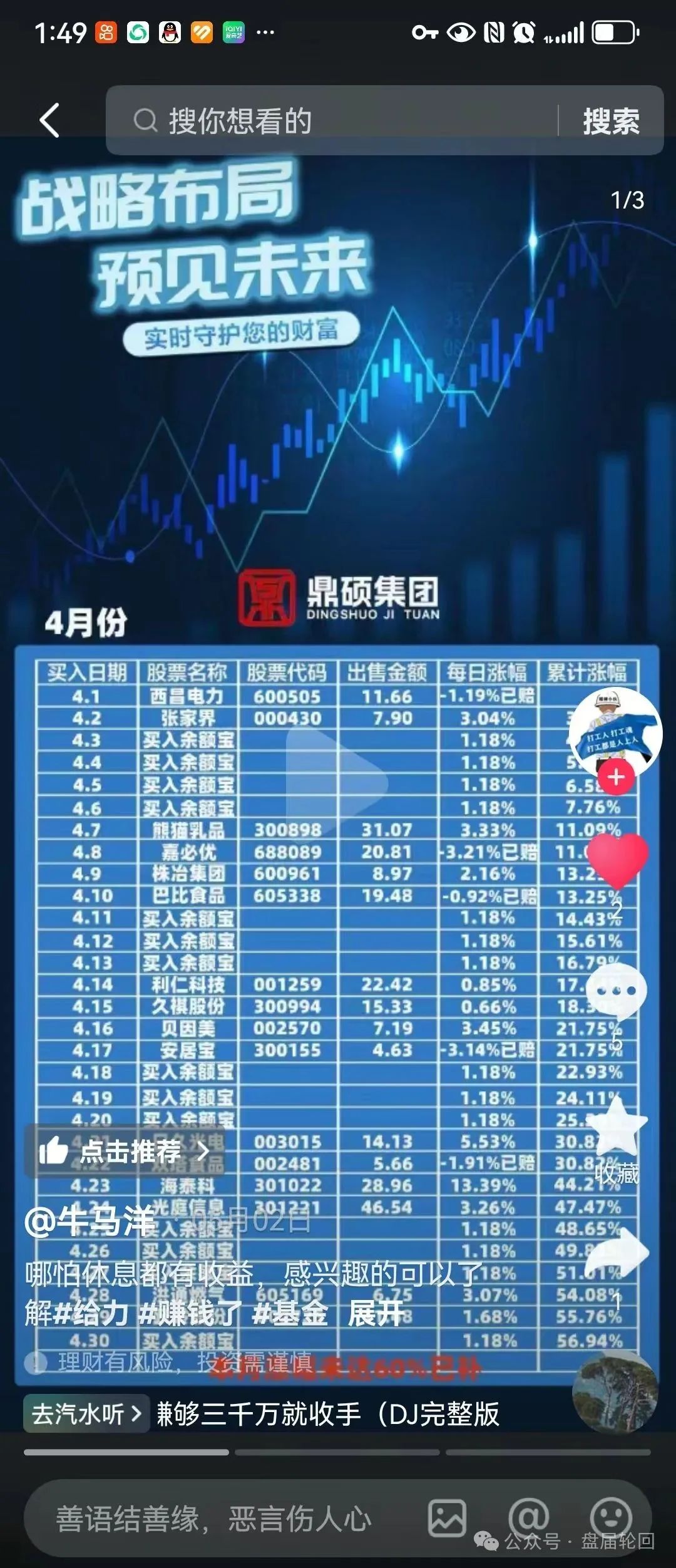 【胜利资本】鼎硕集团股票跟单骗局 已经单割 马上全线崩盘(4)