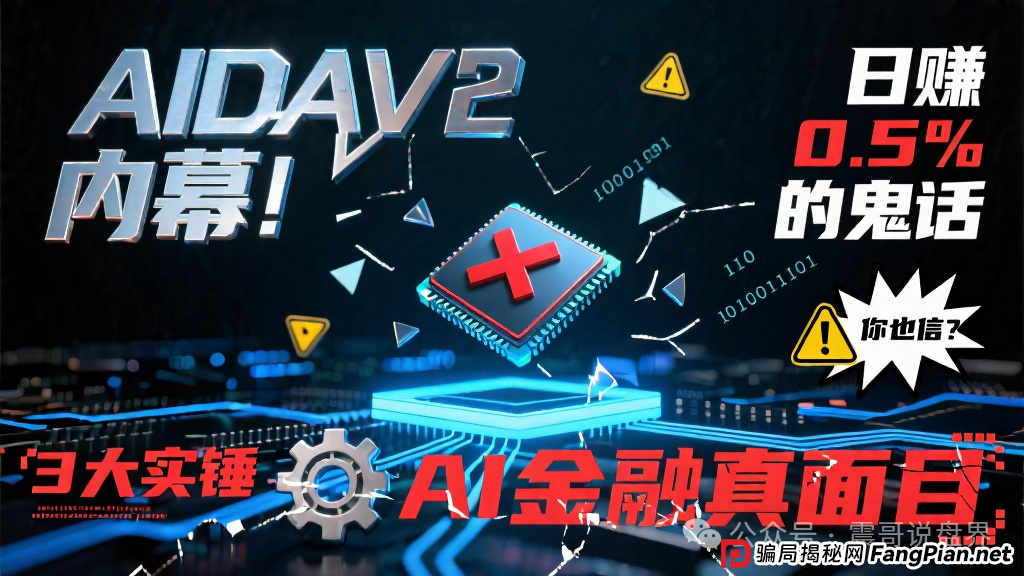 AIDAv2内幕！日赚0.5%的鬼话你也信？3大实锤＂AI金融＂真面目(1)