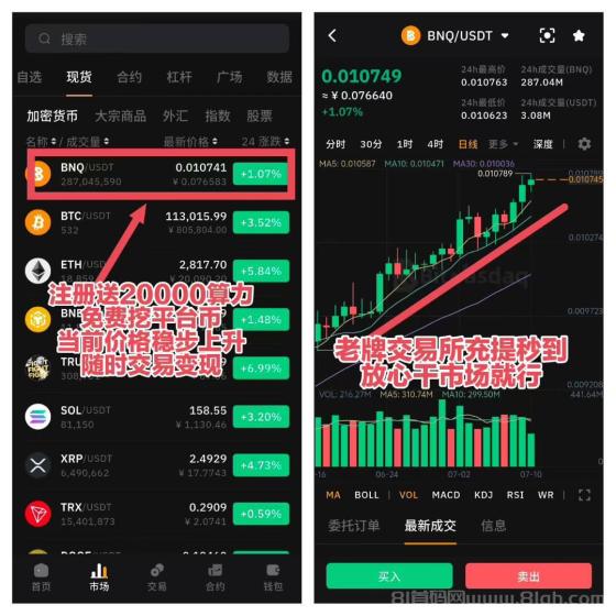 BitNasdaq七年老所，头矿白送20000算力，挖BNQ日撸17万U池子(4)