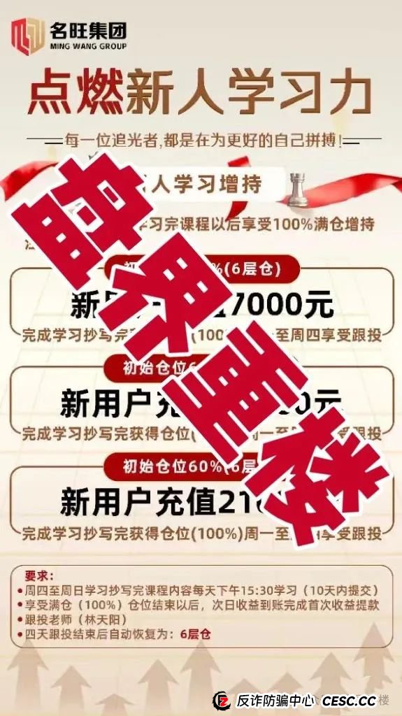 名旺集团（晨星投资）股票跟单类资金盘骗局，开始大量单割会员，即将崩盘跑路！(1)