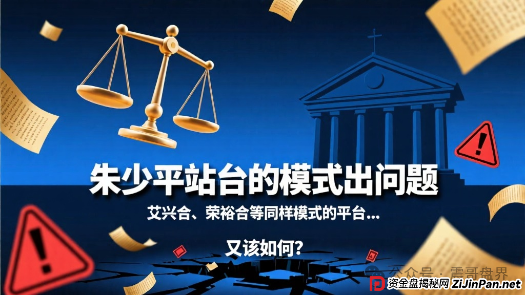 朱少平站台的模式出大问题，艾兴合、荣裕合等同类平台又该如何？(1)