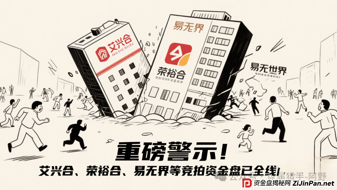重磅警示！艾兴合、荣裕合、易无界等竞拍资金盘已全线崩盘 (1)