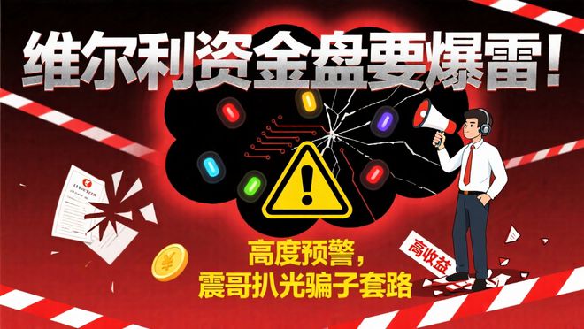 维尔利资金盘要爆雷！高度预警，震哥扒光骗子套路