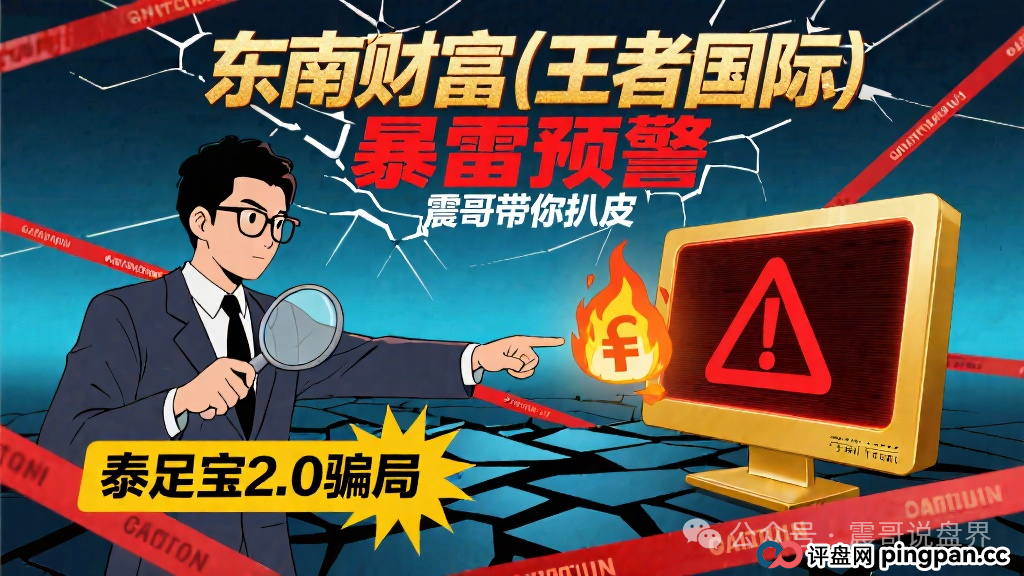 东南财富（王者国际）暴雷预警：震哥带你扒皮“泰足宝2.0”骗局