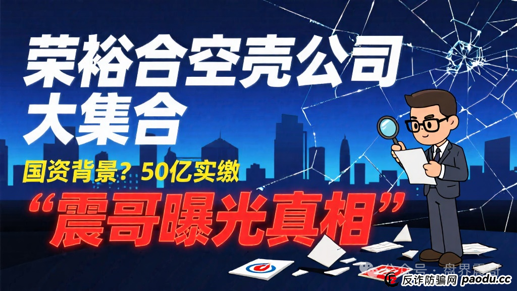 荣裕合最新消息：荣裕合空壳公司大集合，国资背景？50亿实缴，震哥曝光真相