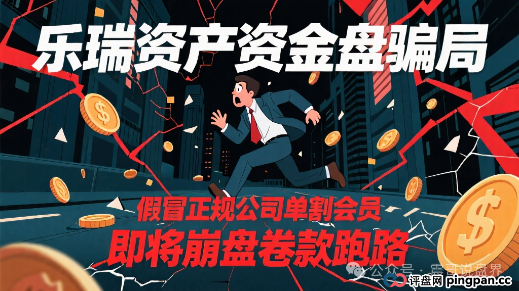 乐瑞资产资金盘骗局假冒正规公司，已经单割会员，即将崩盘跑路