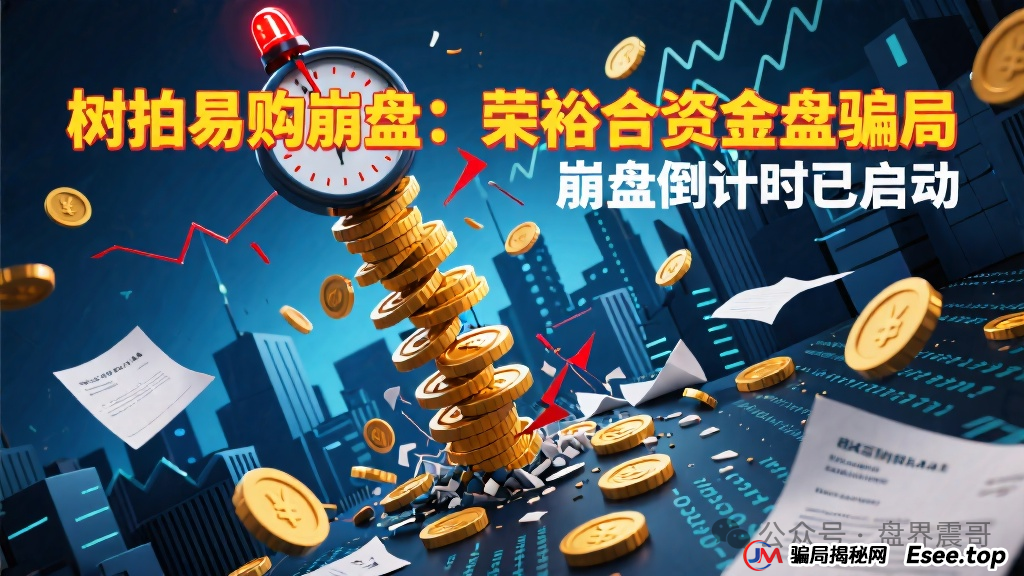 树拍易购崩盘：同类模式的荣裕合资金盘骗局，已经开始崩盘倒计时