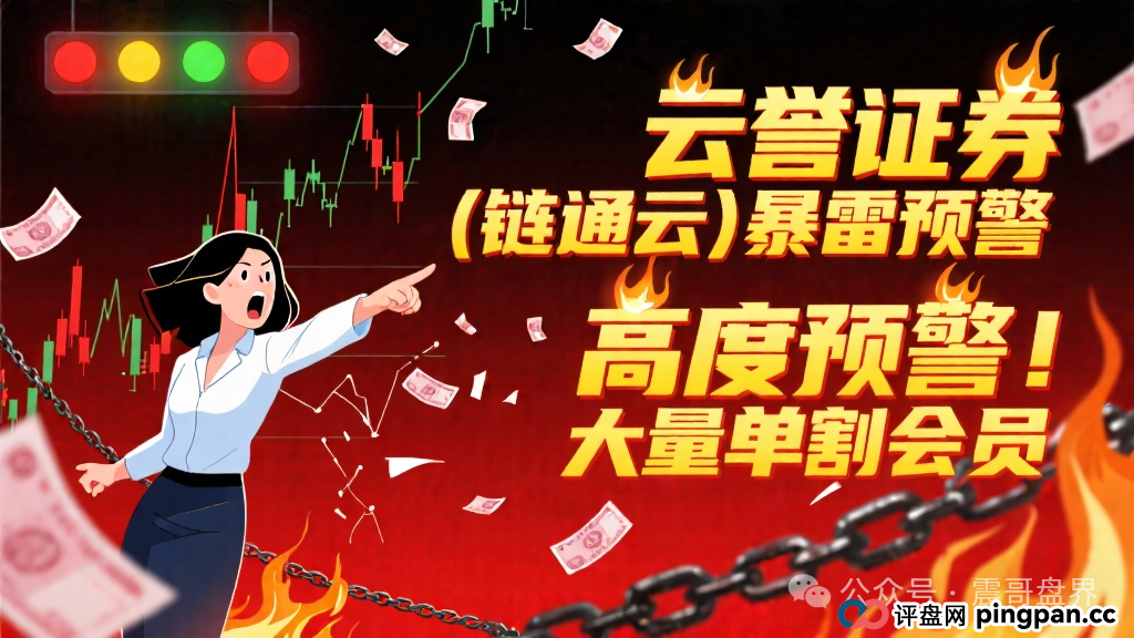 云誉证券（链通云）暴雷预警，高度预警，大量单割会员(1)