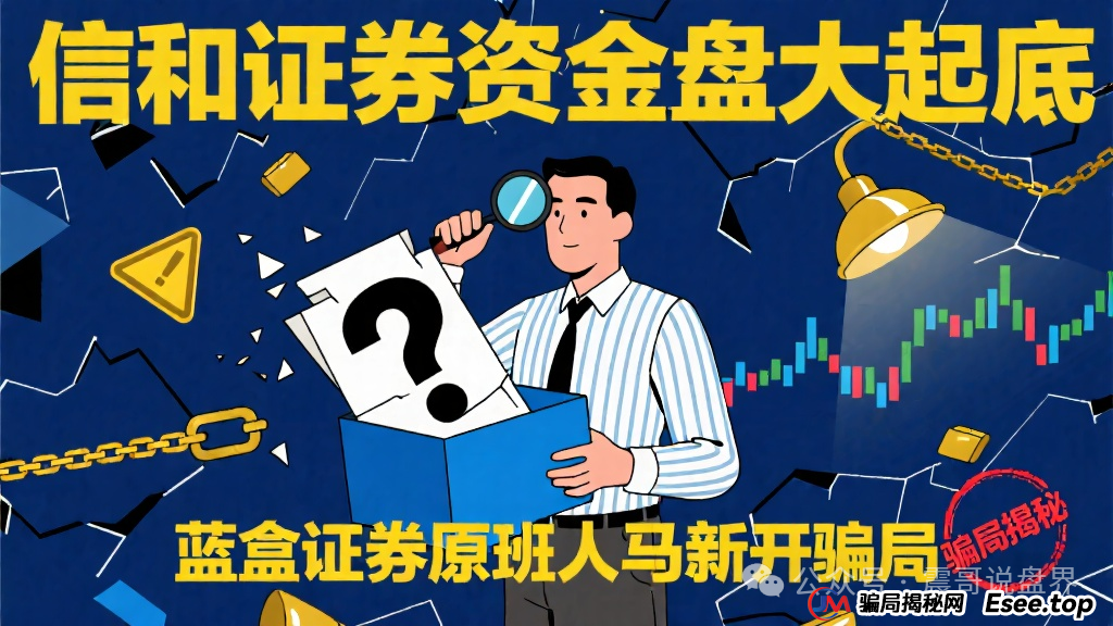 信和证券资金盘大起底：蓝盒证券原班人马新开骗局，已经单割即将崩盘(1)