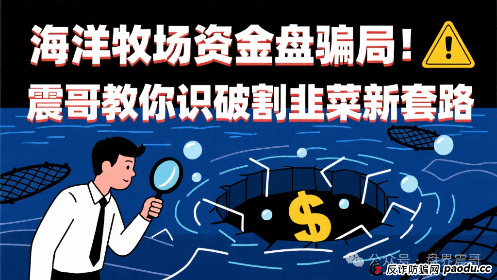 海洋牧场资金盘骗局！震哥教你识破割韭菜新套路(1)