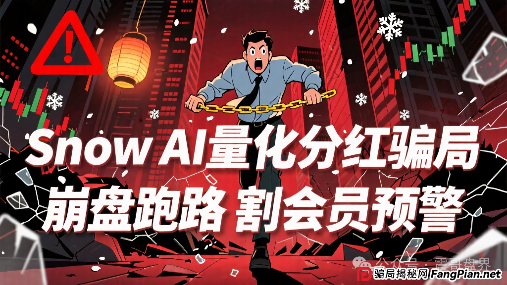 Snow AI量化分红资金盘骗局，开始单割会员，即将崩盘跑路(1)