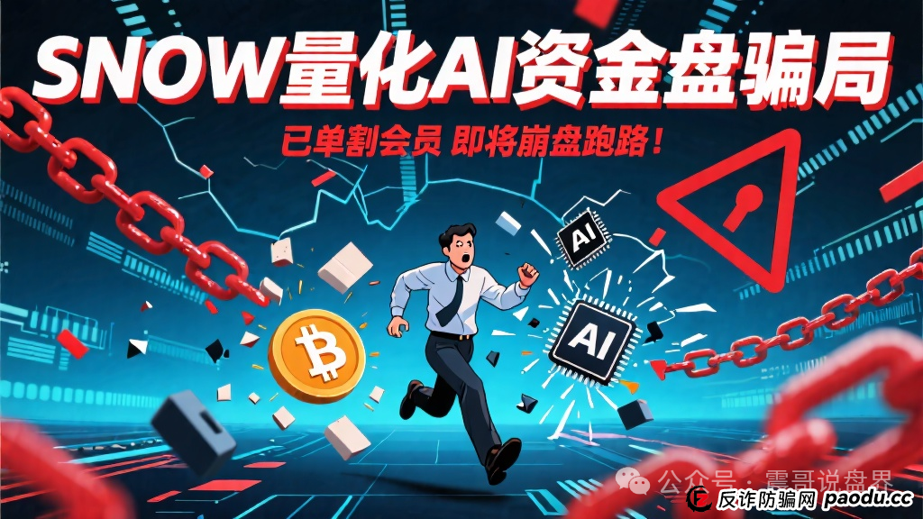 SNOW量化AI资金盘骗局，已经单割会员，即将崩盘跑路！(1)