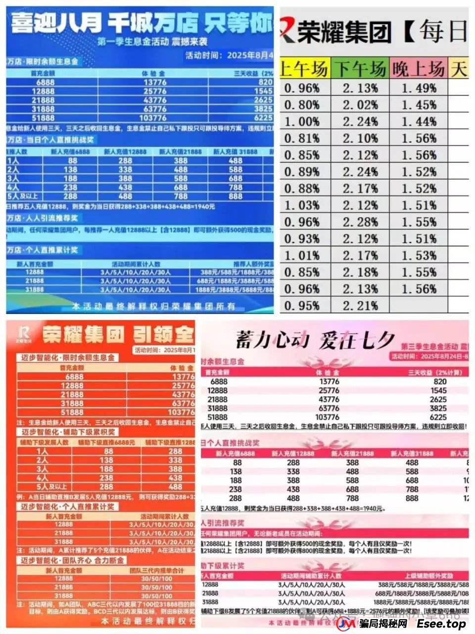 【紧急预警】“荣耀集团”开始单割会员！千万元级骗局即将崩盘，速撤！(3)