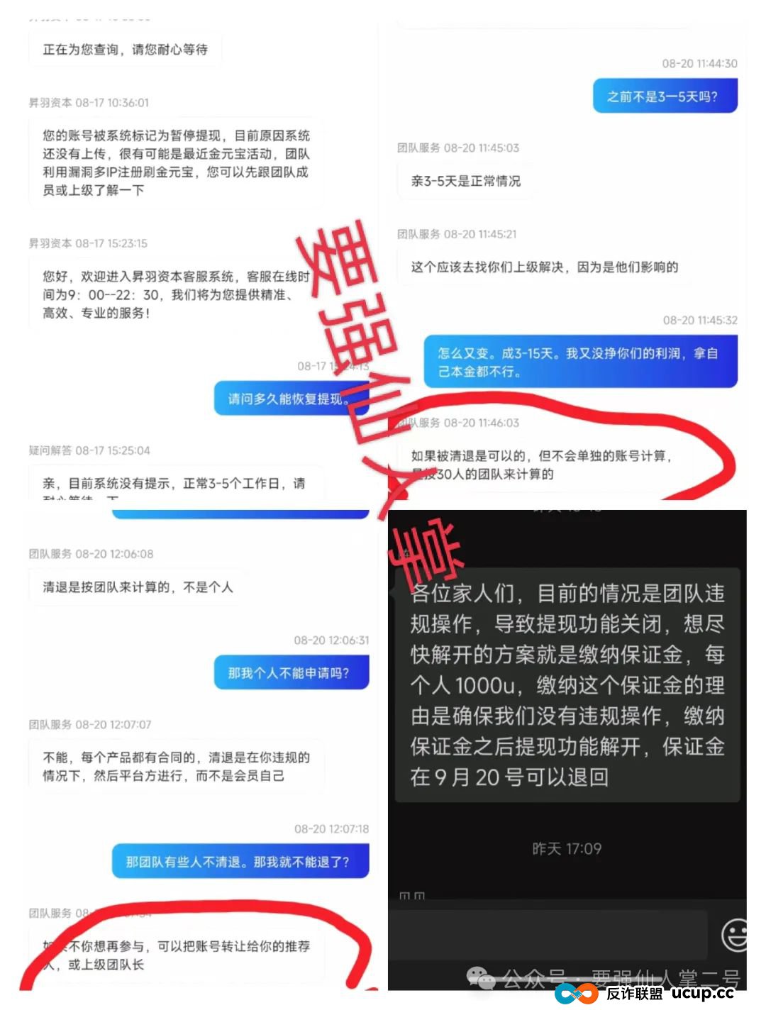 高能预警！〖昇羽资本〗资金盘已经软跑路，千万不要缴纳智商税，小心二次被被割！(3)