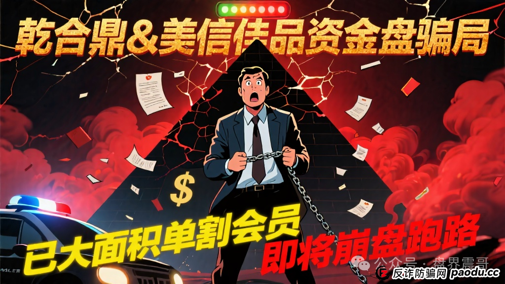 乾合鼎(兴红资管)&美信佳品资金盘骗局,已经大面积单割会员,即将崩