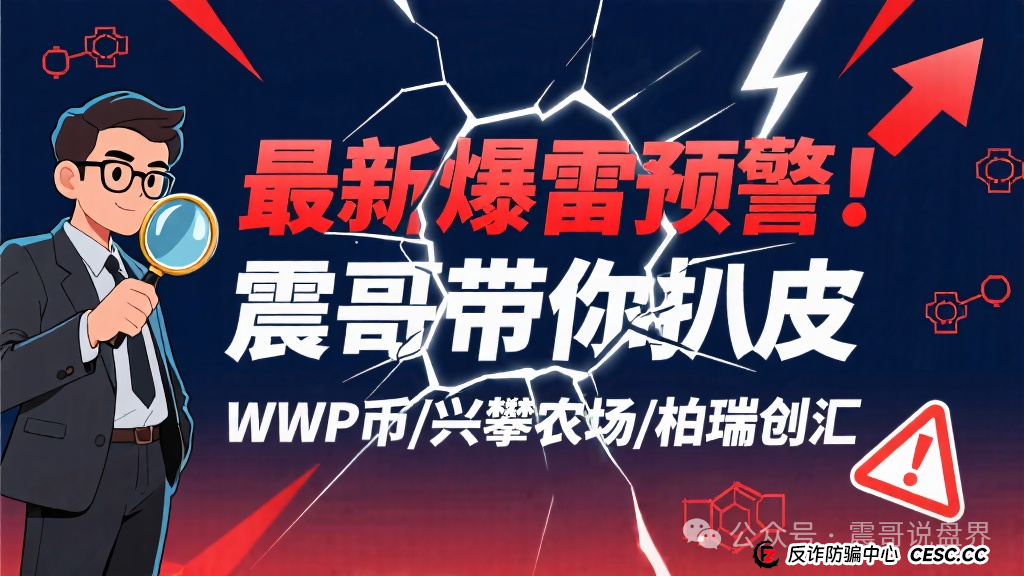 最新爆雷预警!震哥带你扒皮WWP币、兴攀农场、柏瑞创汇
