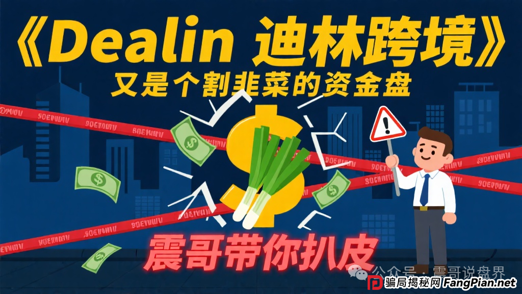 Dealin跨境电商靠不靠谱？《Dealin迪林跨境》又是个割韭菜的资金盘，跟云上城一个模子刻出来的