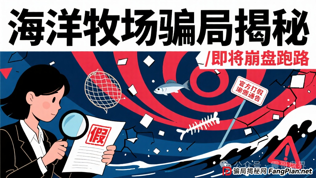 红色预警：海洋牧场骗局揭秘，官方已经下场打假，即将崩盘跑路