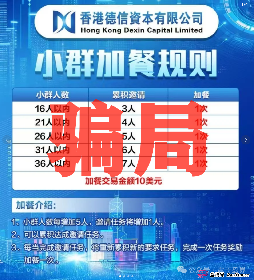 德信资本是资金盘诈骗，平移的重启项目，已经单割即将崩盘(3)