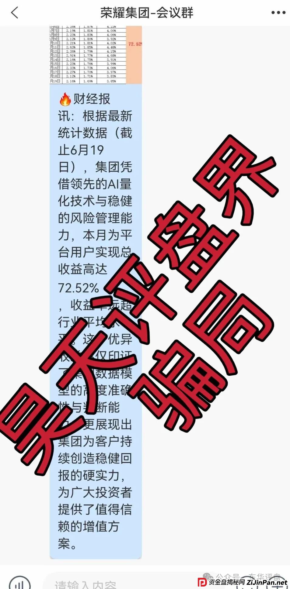 荣耀集团（嘉悦国际）期货带单类资金盘骗局，近期大量单割会员，高度预警，即将崩盘跑路！(5)