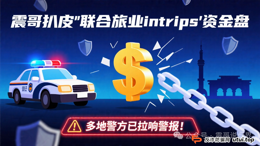震哥扒皮“联合旅业intrips”资金盘，多地警方已拉响警报！(1)