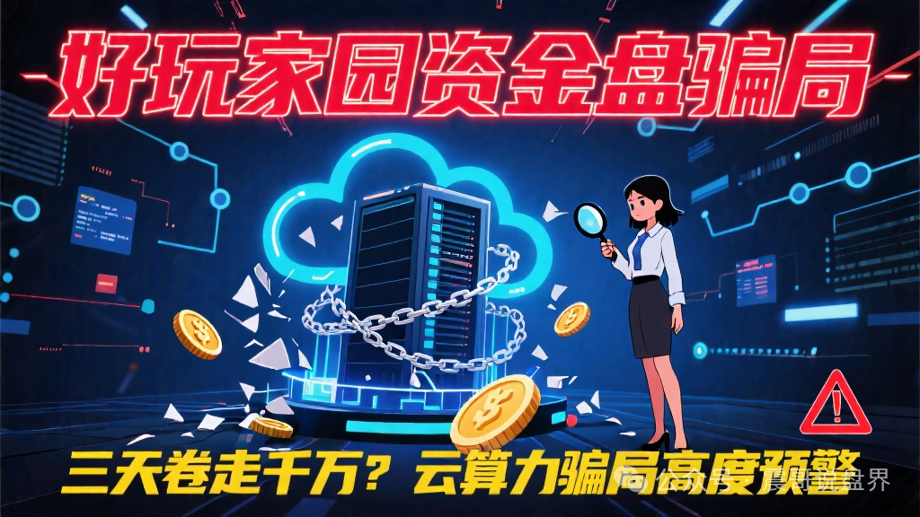 好玩家园资金盘骗局，三天卷走千万？云算力骗局高度预警(1)